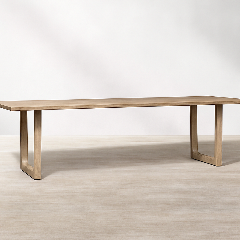 Solenne Atelier Aeris 9-Piece Teak Outdoor Dining Set